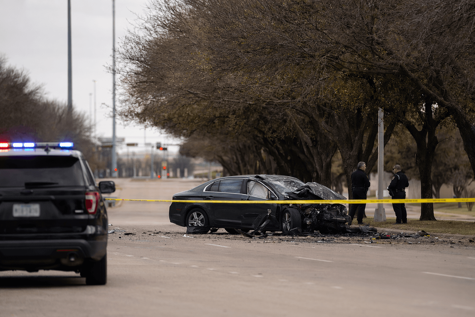 Fatal crash shuts down Parkwood Boulevard in west Plano