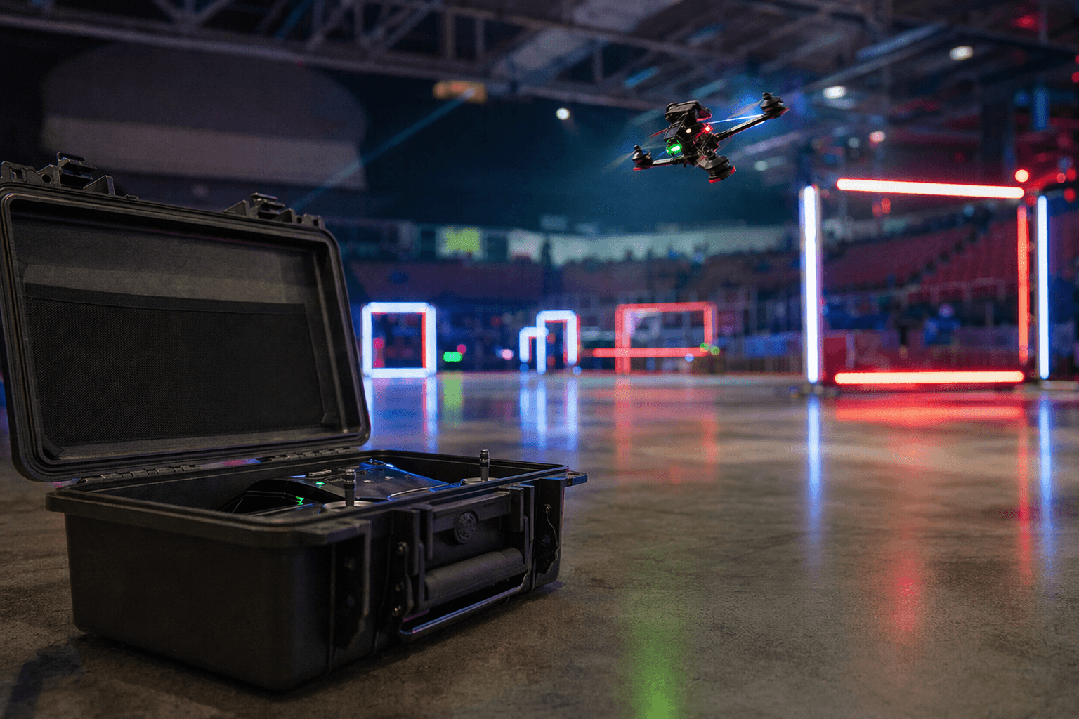 OneArc’s Flowstate blends FPV drone racing practice, portable training kit