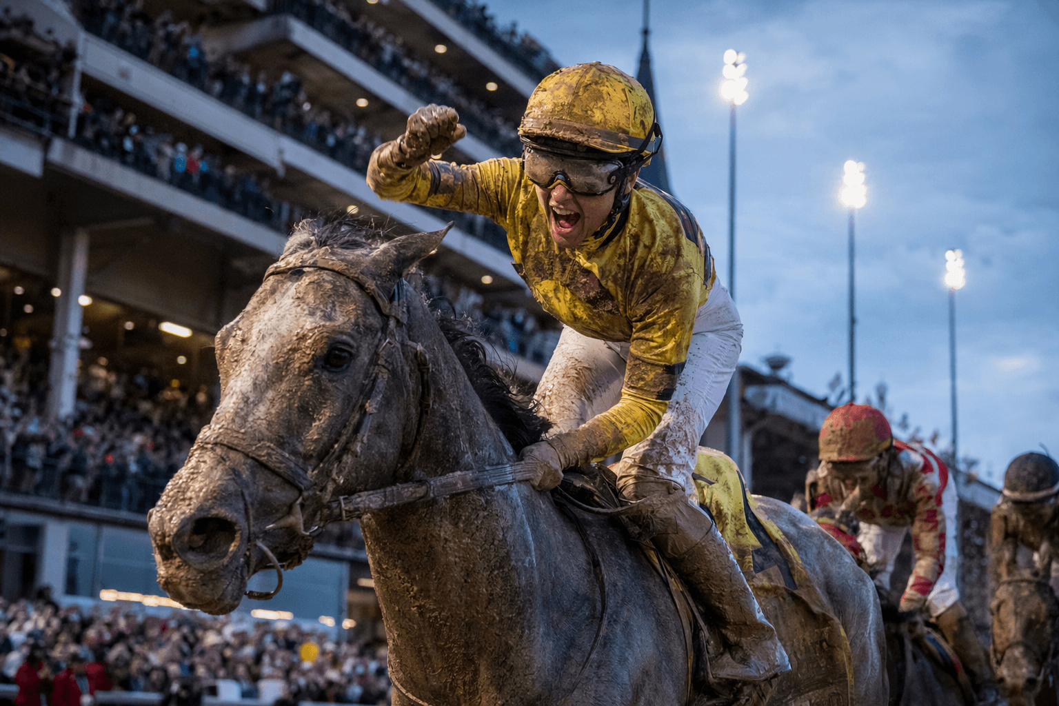 Golden Tempo surges from last to first in Kentucky Derby upset