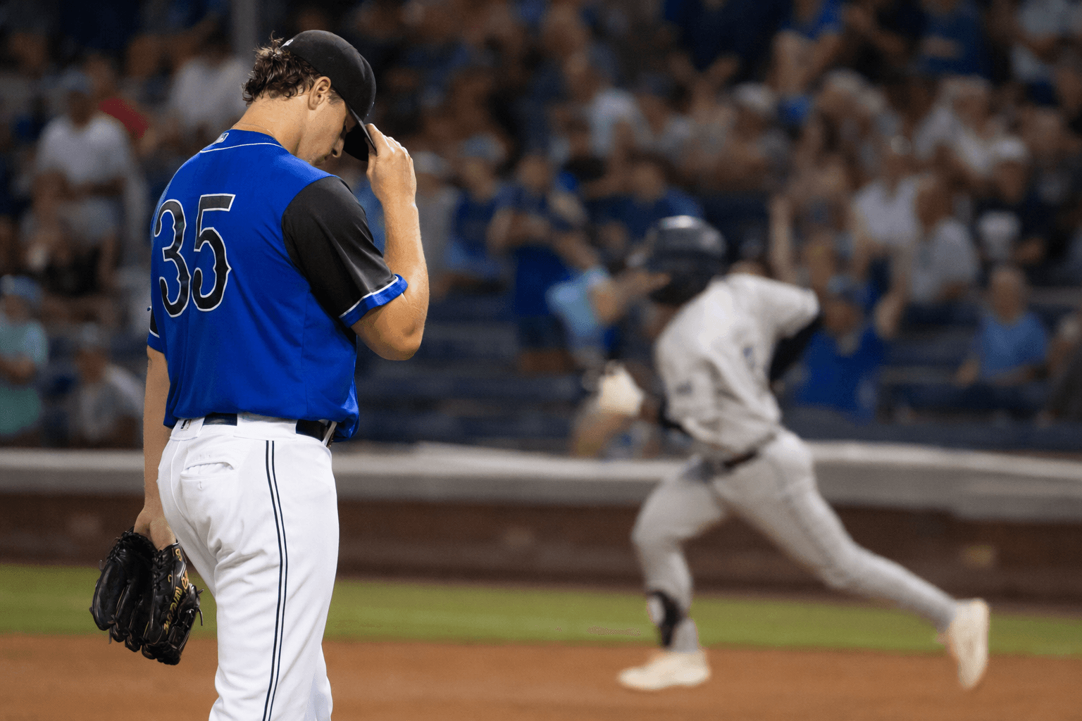 Blalock fans 12, but Jacksonville rallies past Durham 7-3