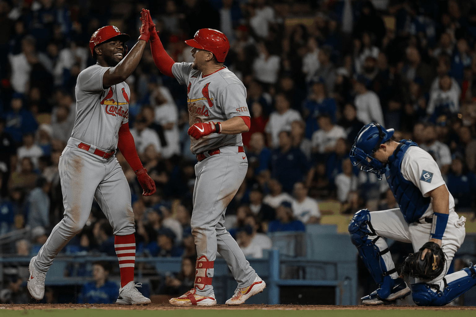 Cardinals top Dodgers 3-2 for sixth straight win, extend Los Angeles skid