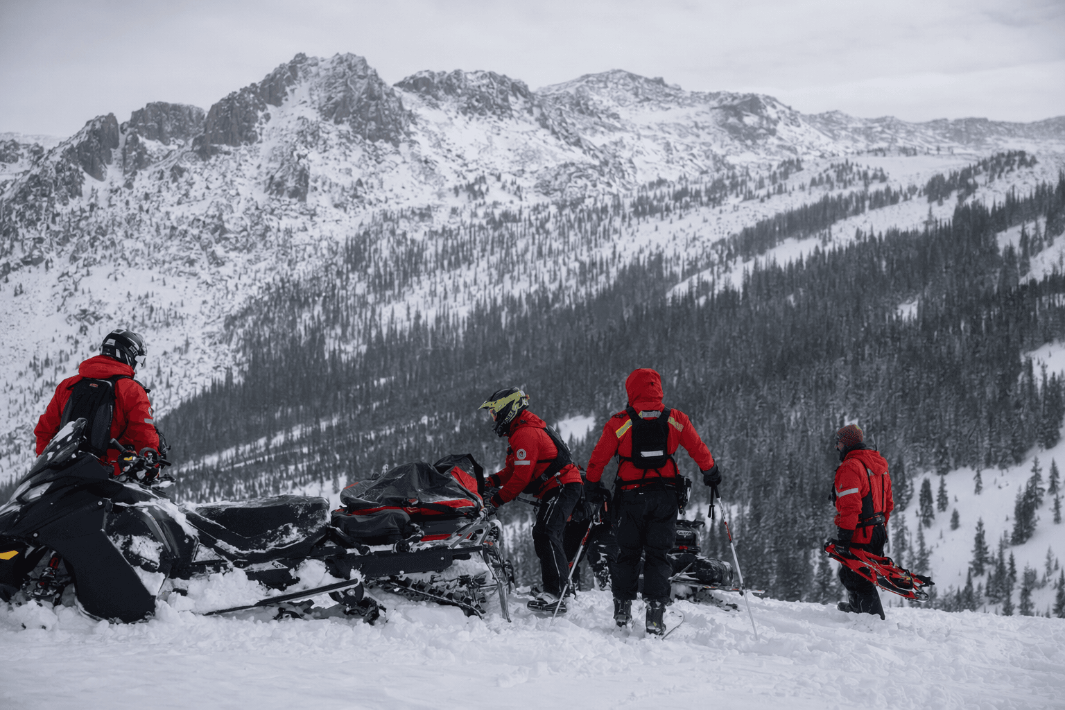 Albany County rescuers save stranded snowmobiler near Widow Maker Peak