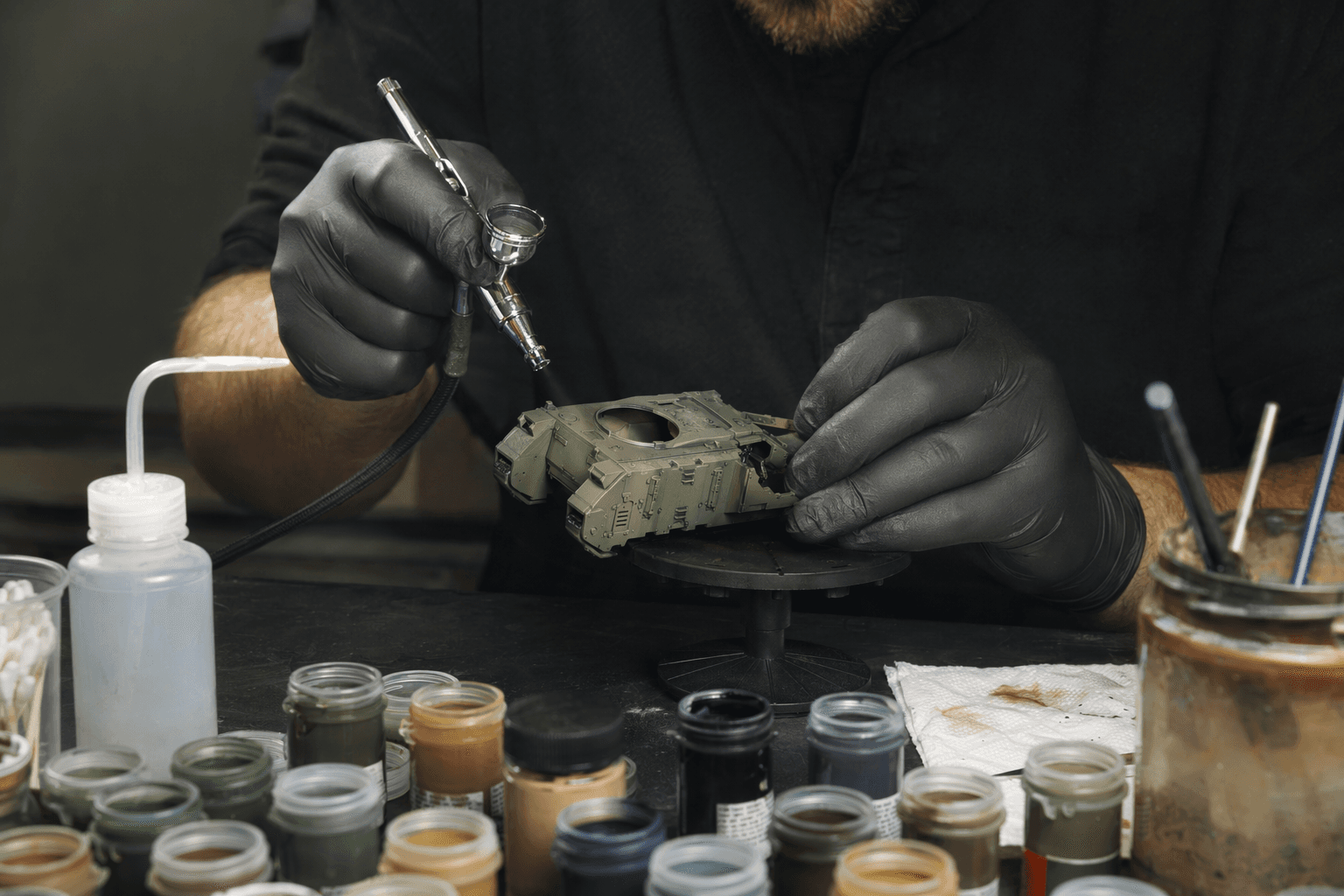 Three acrylic paint tips for cleaner, more consistent model finishes