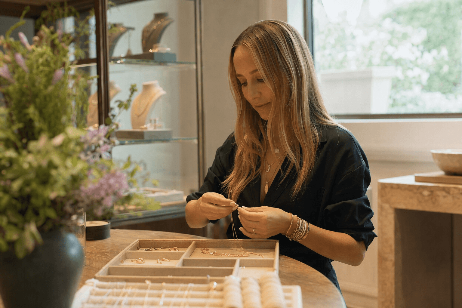 Jennifer Meyer revives sentimental letter jewelry amid family milestones, store rebuild
