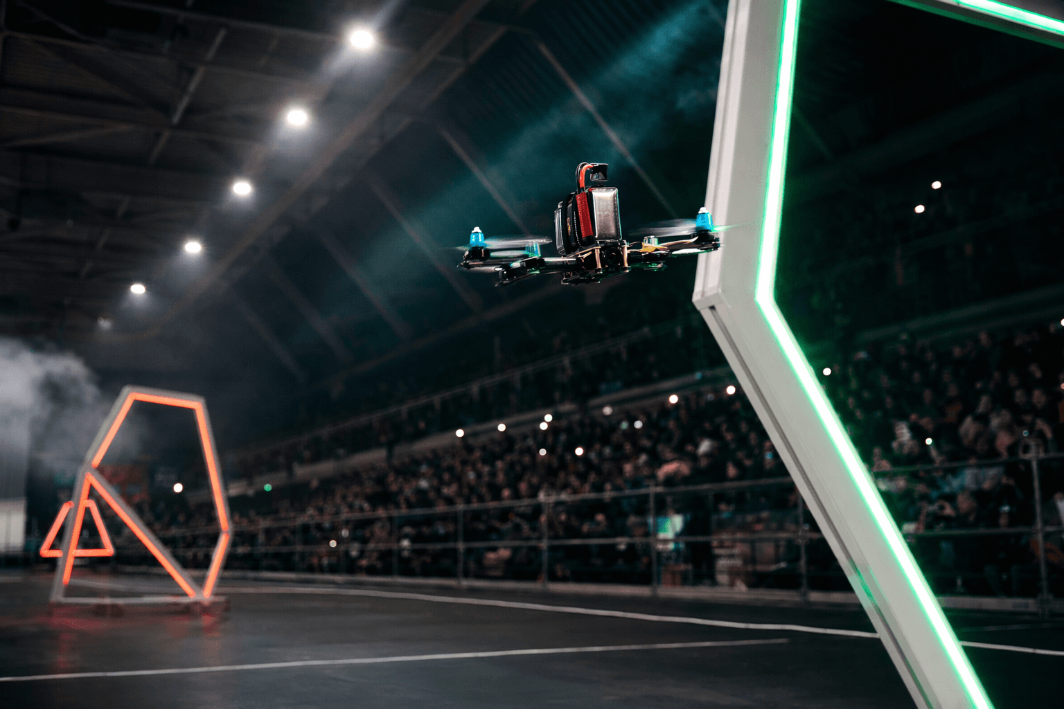 Kyiv drone racing final showcases student talent and combat-linked hardware