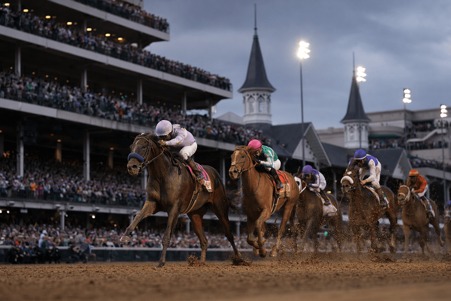 Kentucky Derby card handle dips, but Derby week sets record again