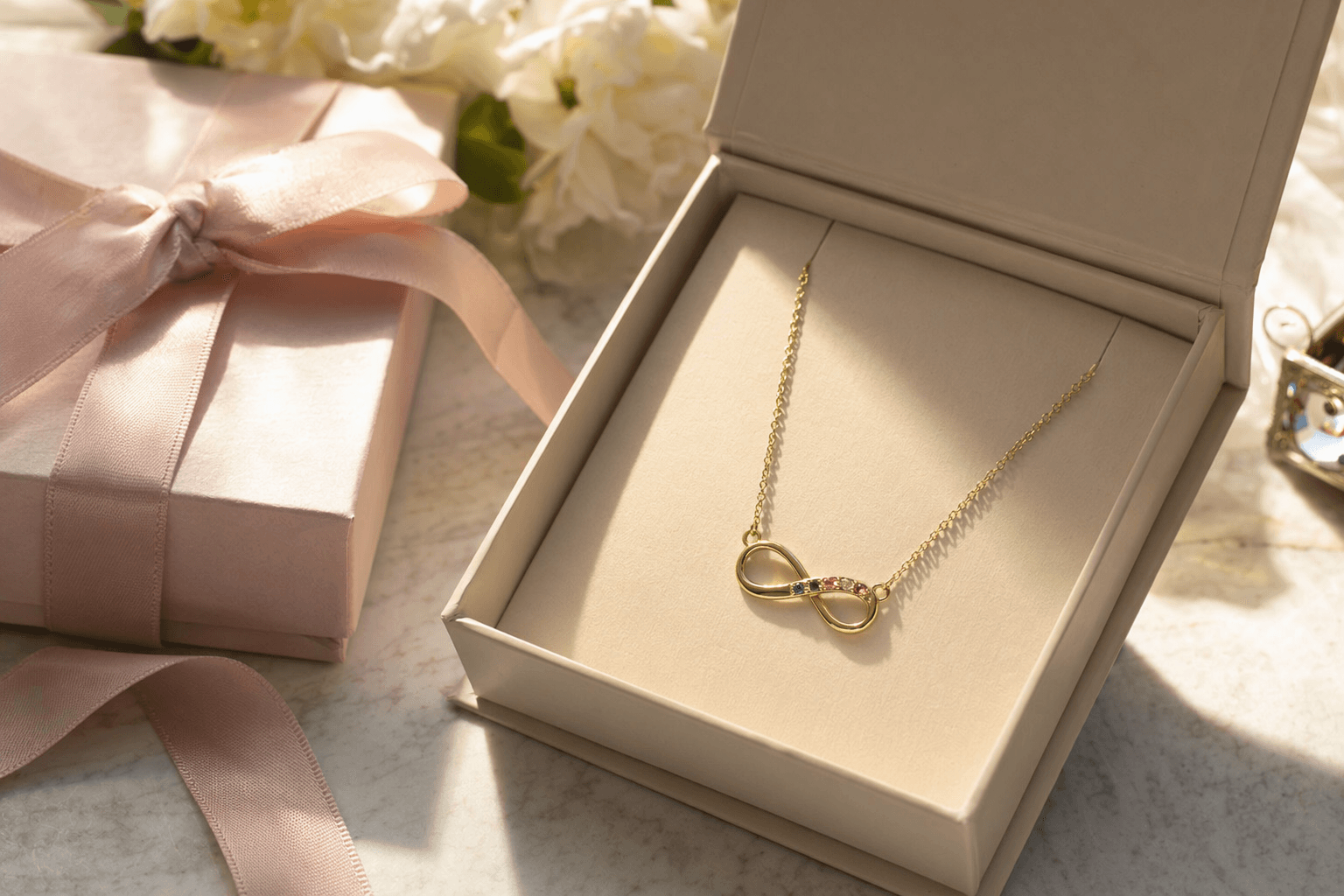 Gift-Ready Infinity Birthstone Necklace Offers Personalized Mother’s Day Style for $90