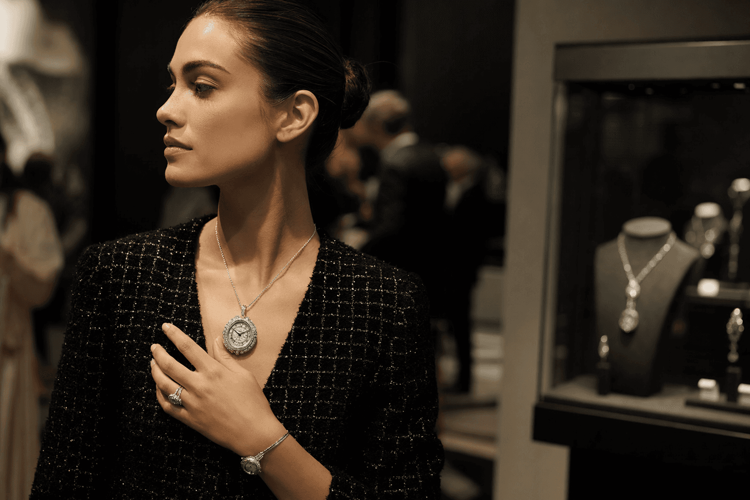 Chanel Layers Watches, Secret Necklaces, and a Ring at Watches and Wonders