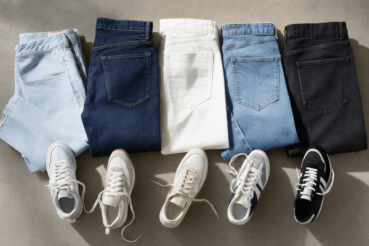 Five Jeans and Trainers Pairings That Feel Sharper for Spring 2026