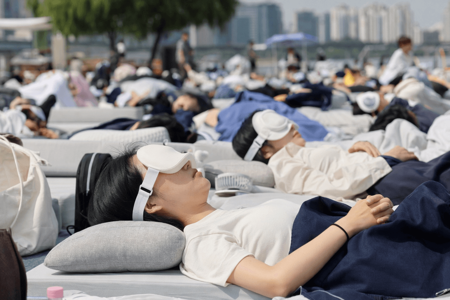 Seoul hosts power nap contest to spotlight sleep deprivation