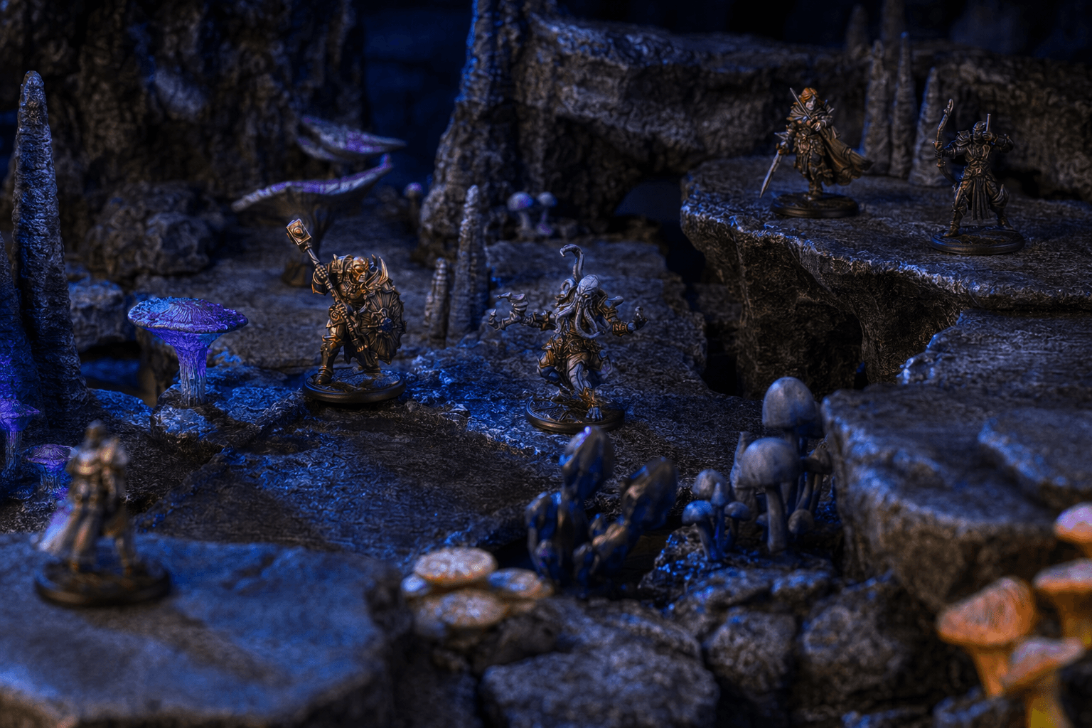 Archon Studio launches pre-painted Dungeons & Dragons Underdark terrain set