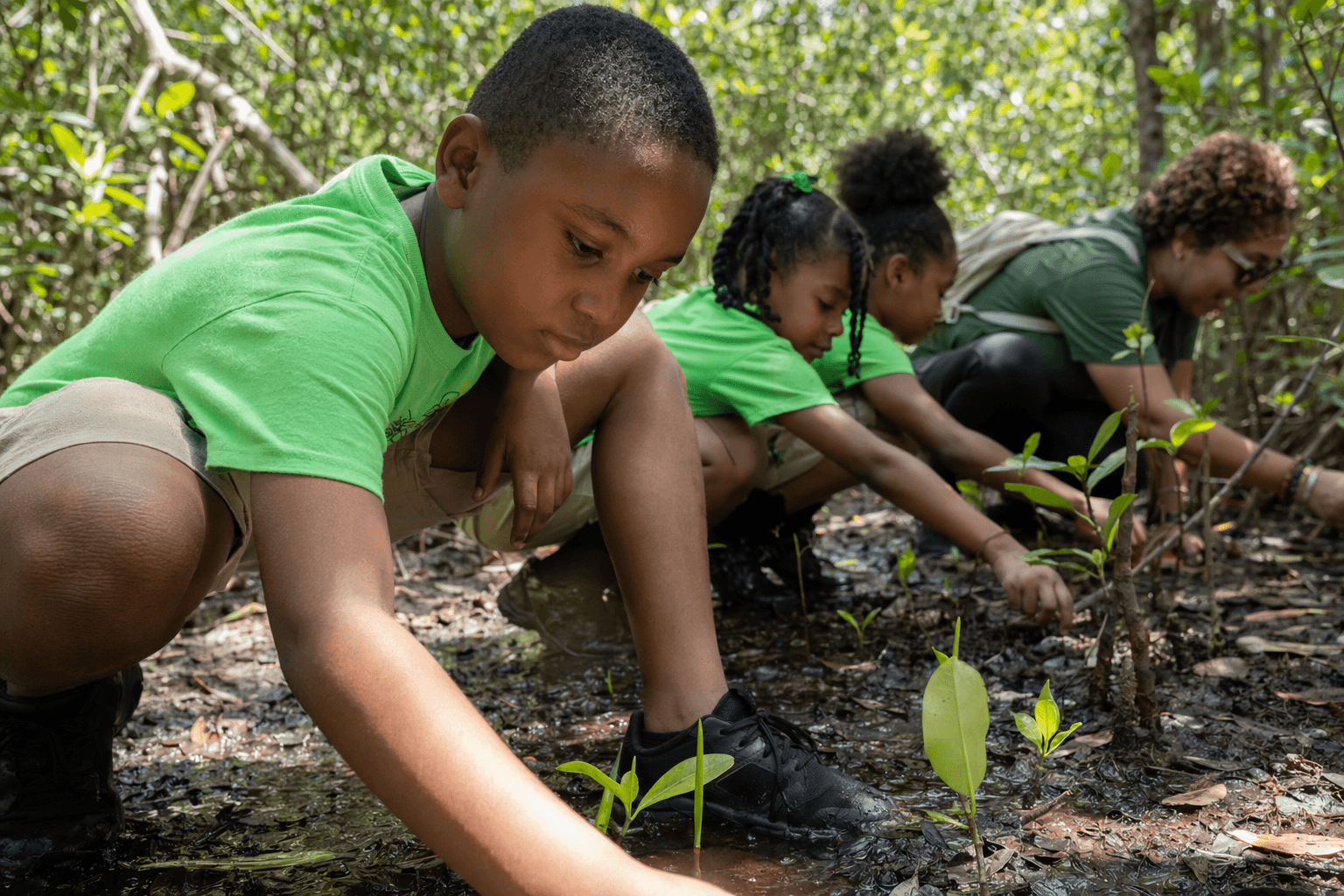 Caribbean Earth Day program takes mindfulness learning outdoors for students