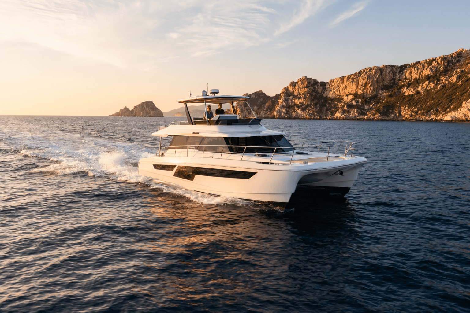Aquila 45 Sport heads to Sardinia, blending speed and multihull space