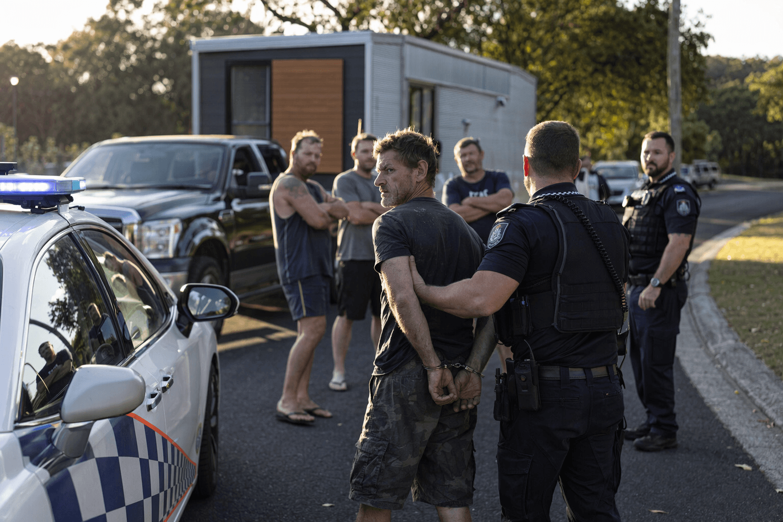 Sunshine Coast tiny home theft ends in citizen arrest by locals