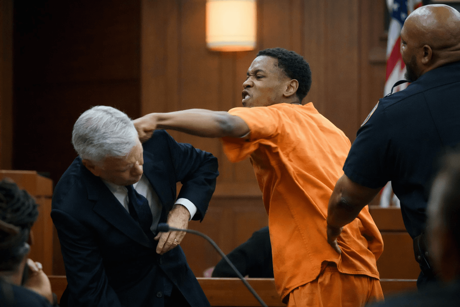 Harris County murder defendant punches defense attorney after 50-year sentence