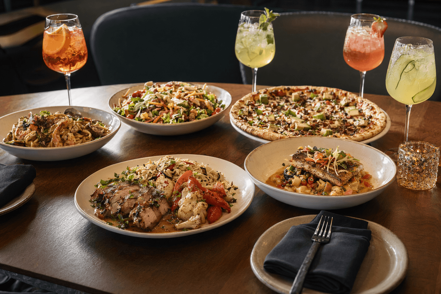 Pizza rivals widen menus, CPK adds entrées and spritz cocktails