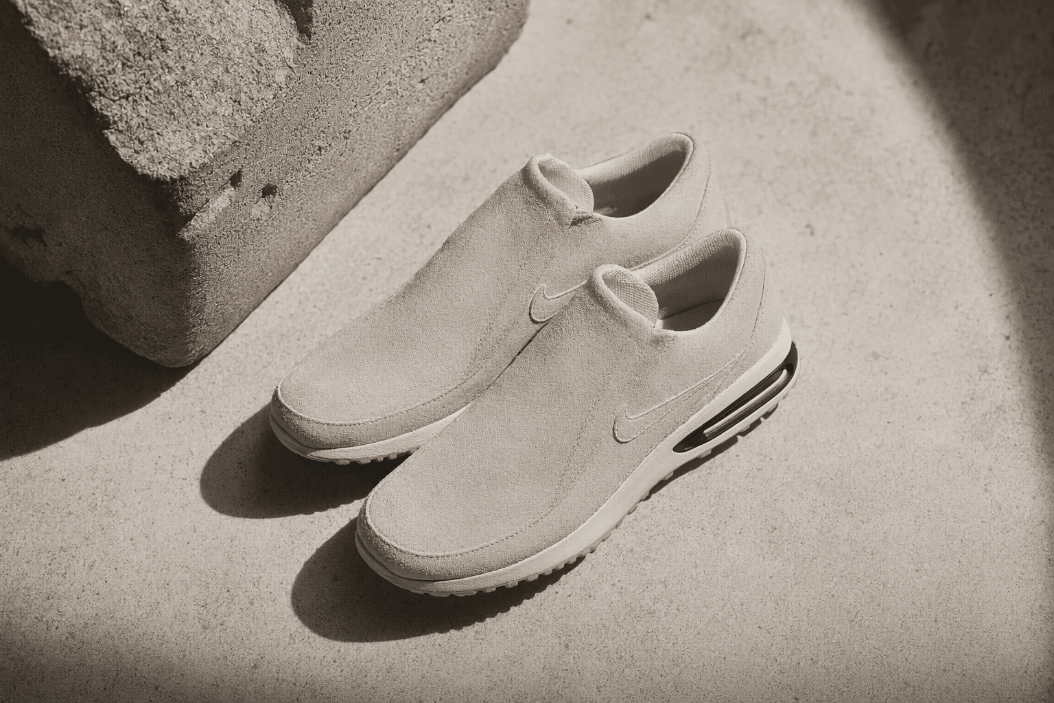 Nike Transforms Air Superfly into Sleek Sail Suede Slip-On