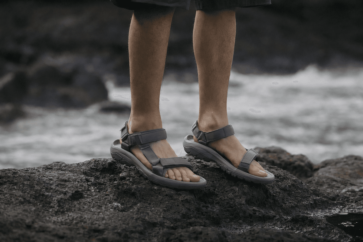 DESCENDANT turns Teva Hurricane XLT3 into a tonal all-terrain utility sandal