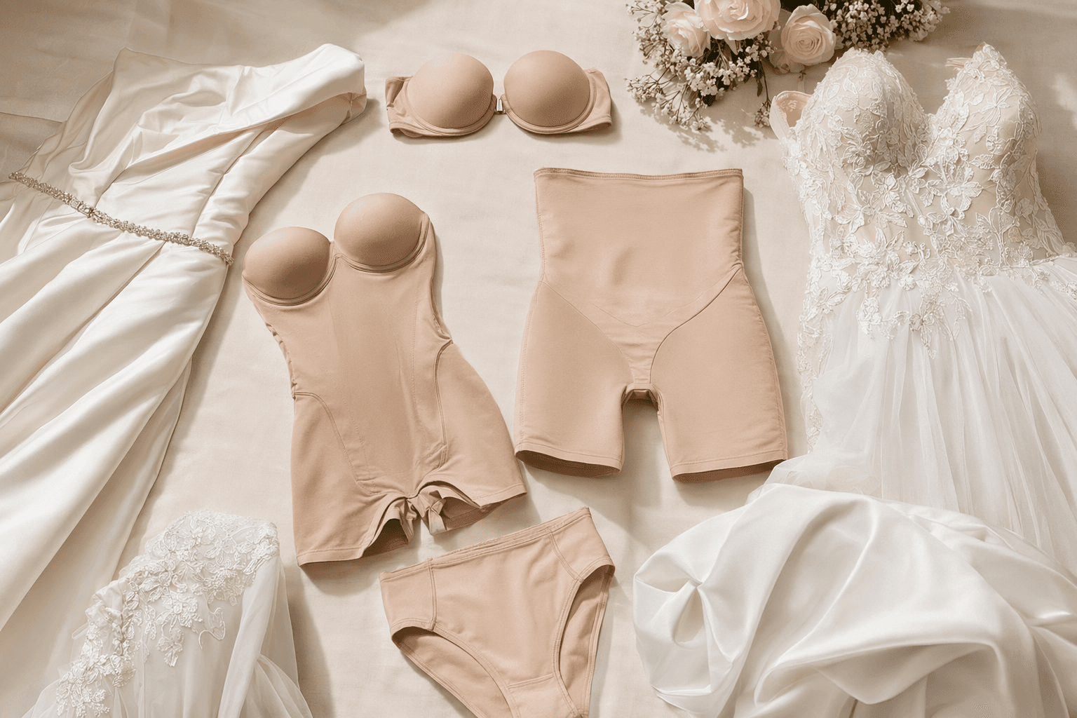 Bridal shapewear guide matches support to every gown silhouette