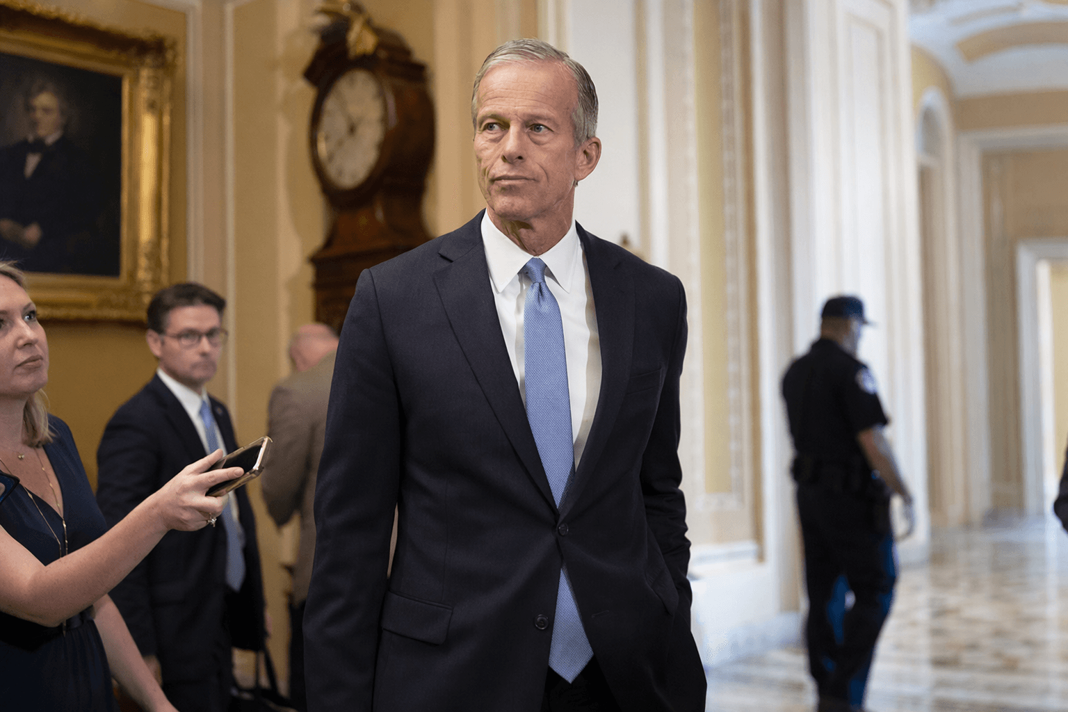 Thune resists Trump on filibuster as Republicans advance immigration funding bill
