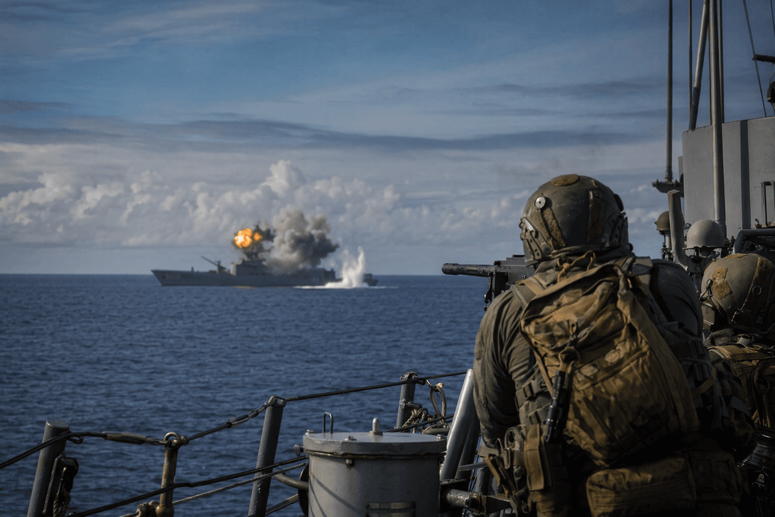 U.S., Pacific allies conduct live-fire maritime strike drills in Philippines