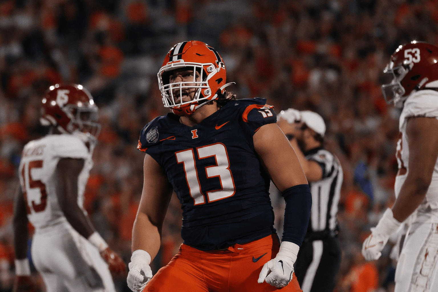 Patriots trade up for Illinois edge rusher Gabe Jacas’ relentless rise