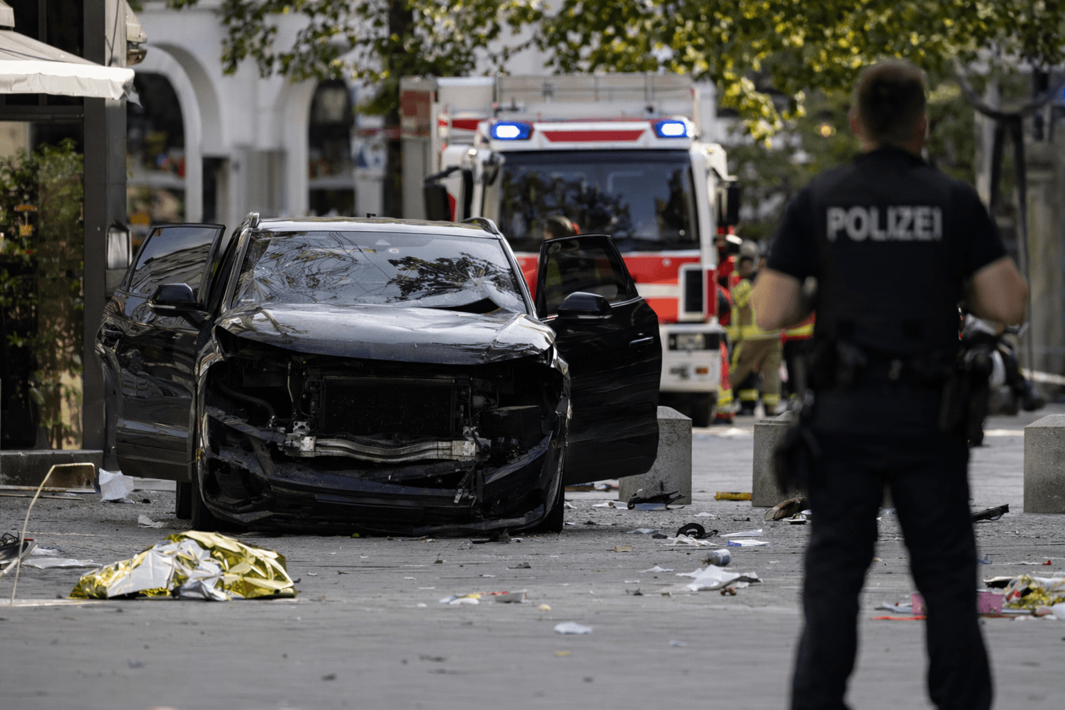 SUV plows into Leipzig pedestrian zone, killing two and injuring many