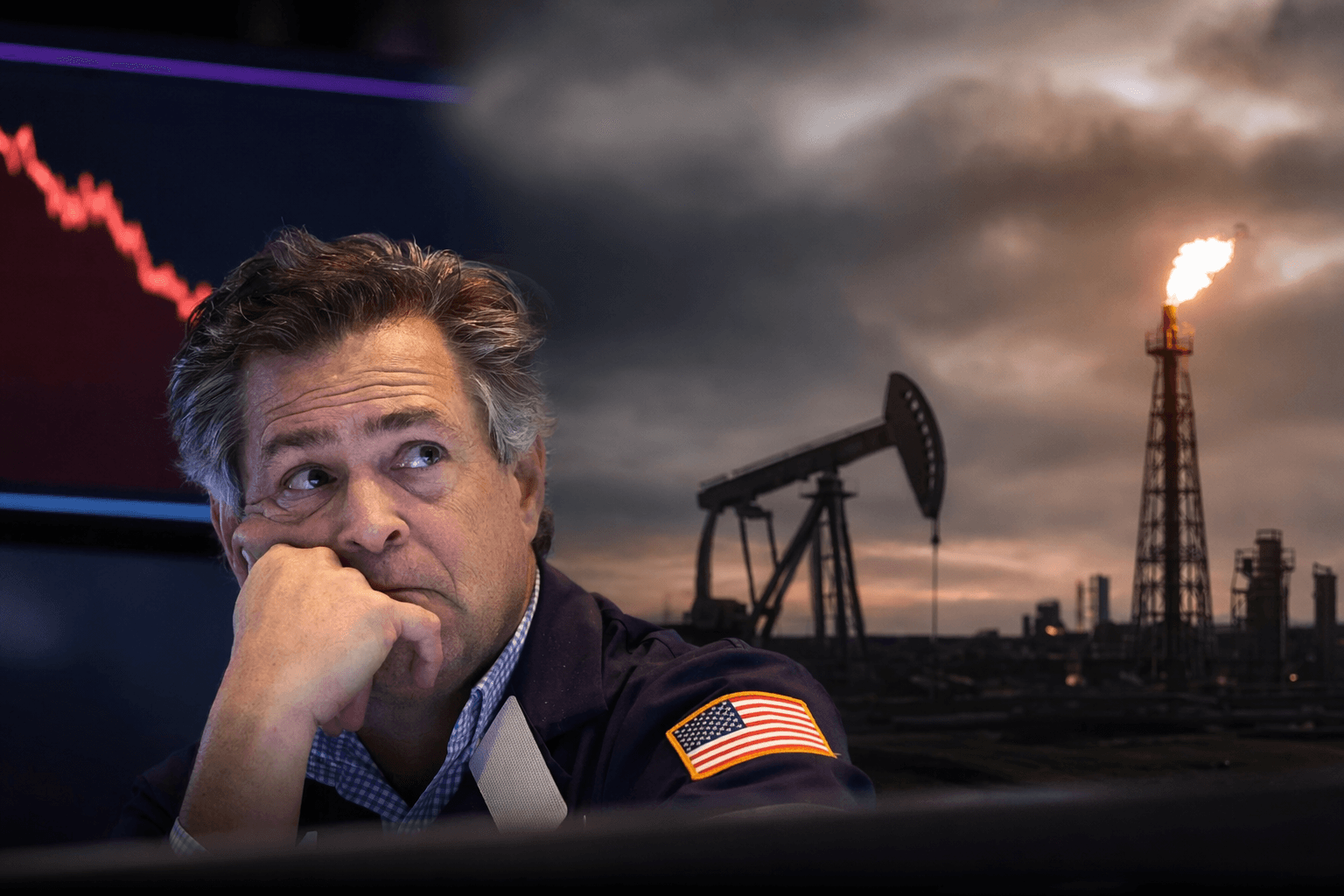 Dow Falls as Oil Surges on Middle East Escalation Fears