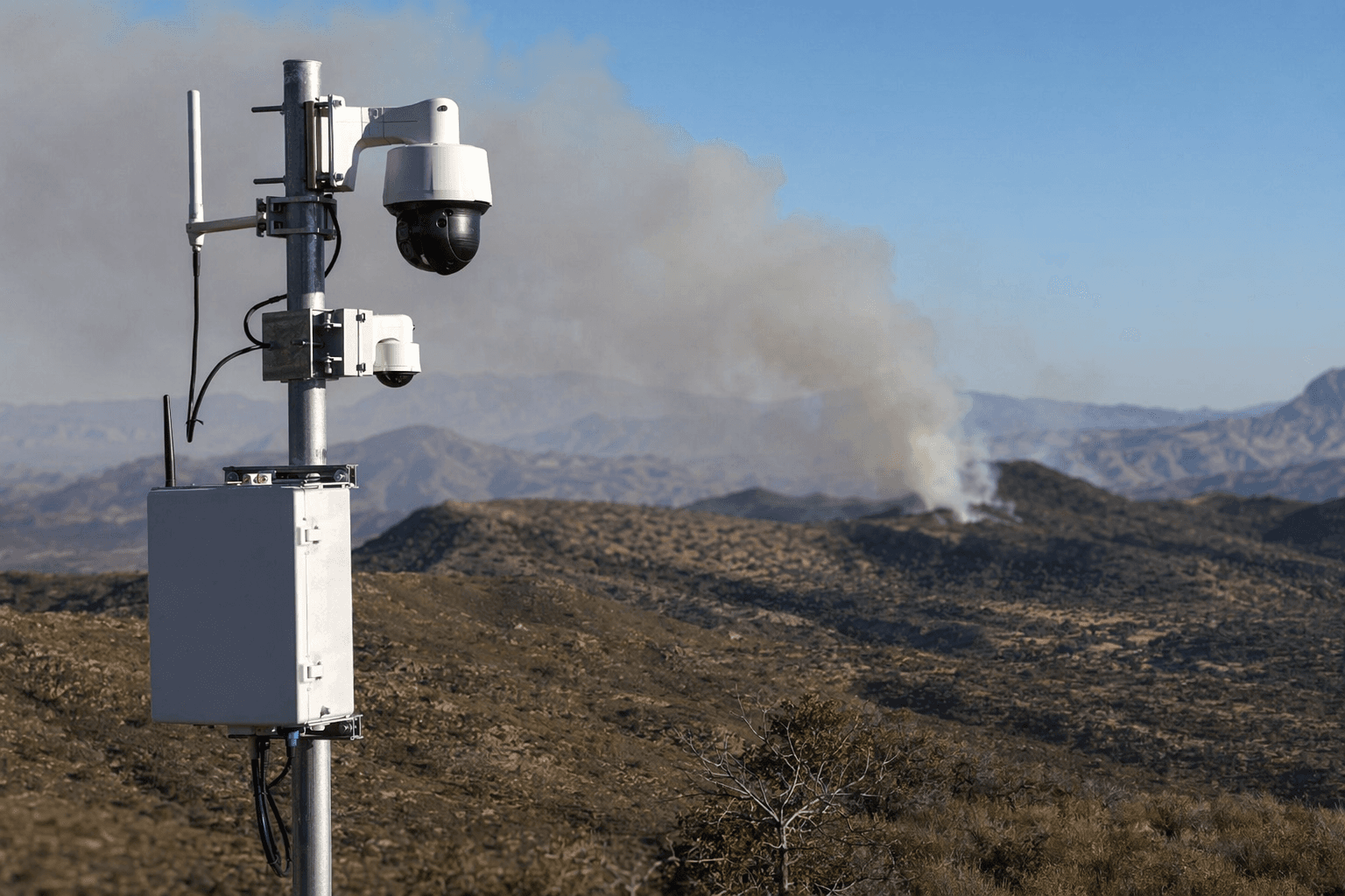 Western States Turn to AI Cameras to Spot Wildfires Faster