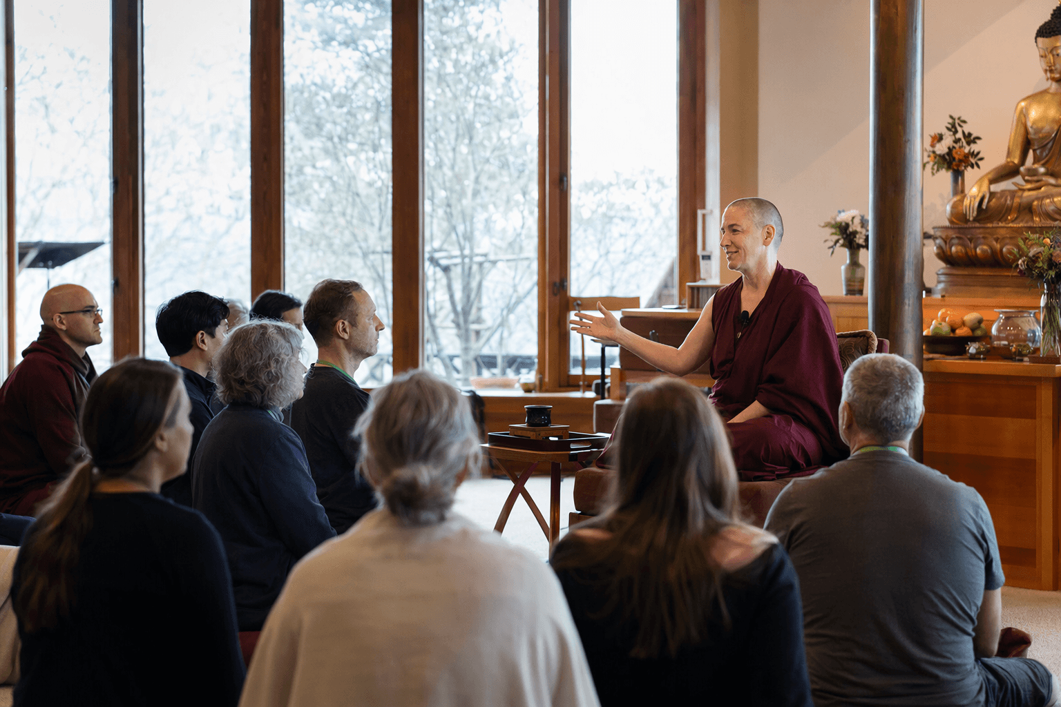 Sravasti Abbey Newsletter Connects Meditation, Peace Teachings, and Community Updates