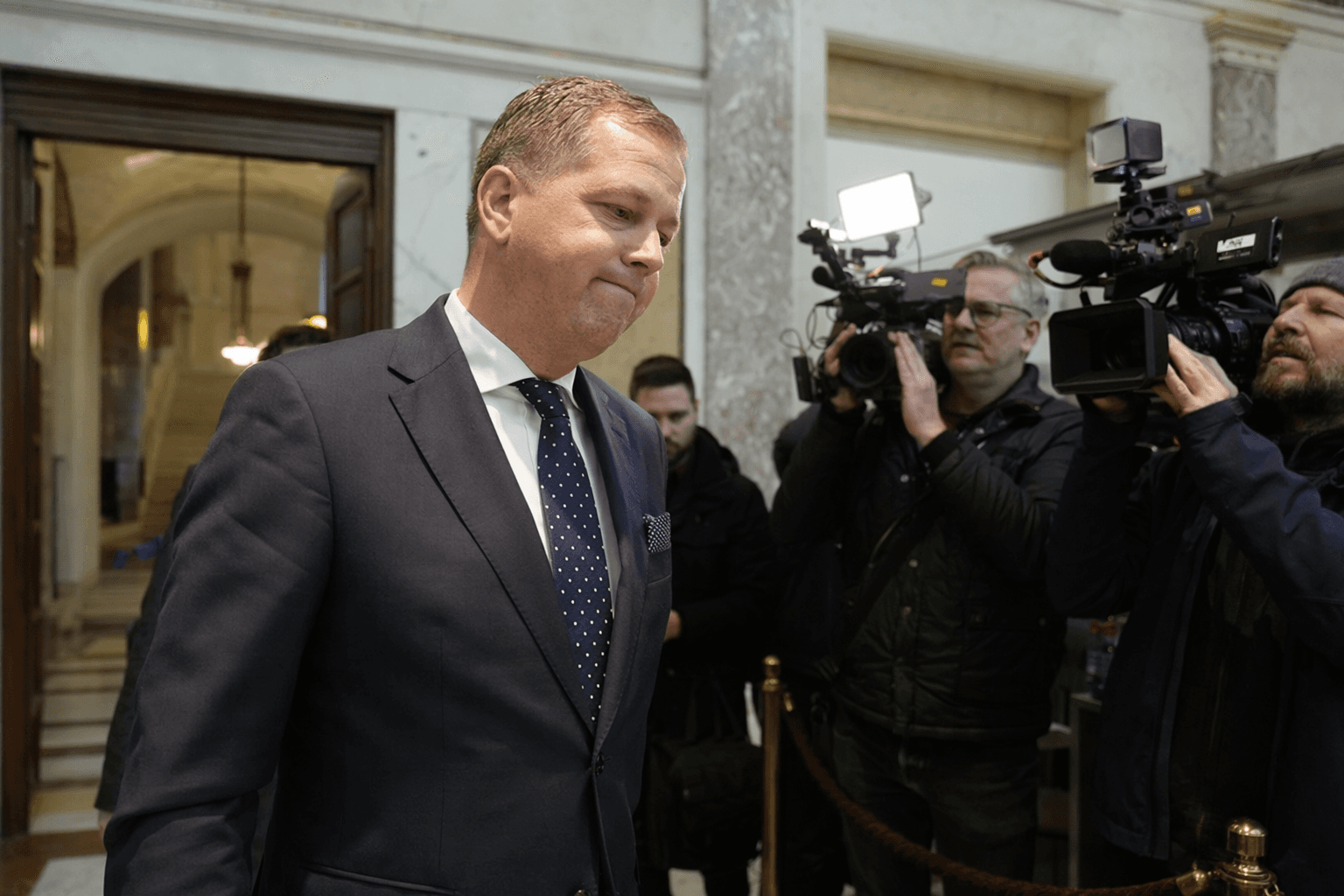 Austria's ruling conservatives rocked as parliamentary leader resigns after conviction