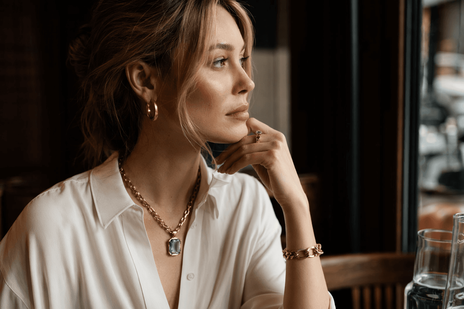 Spring gold jewelry gets bolder, with collectible pieces meant to be worn