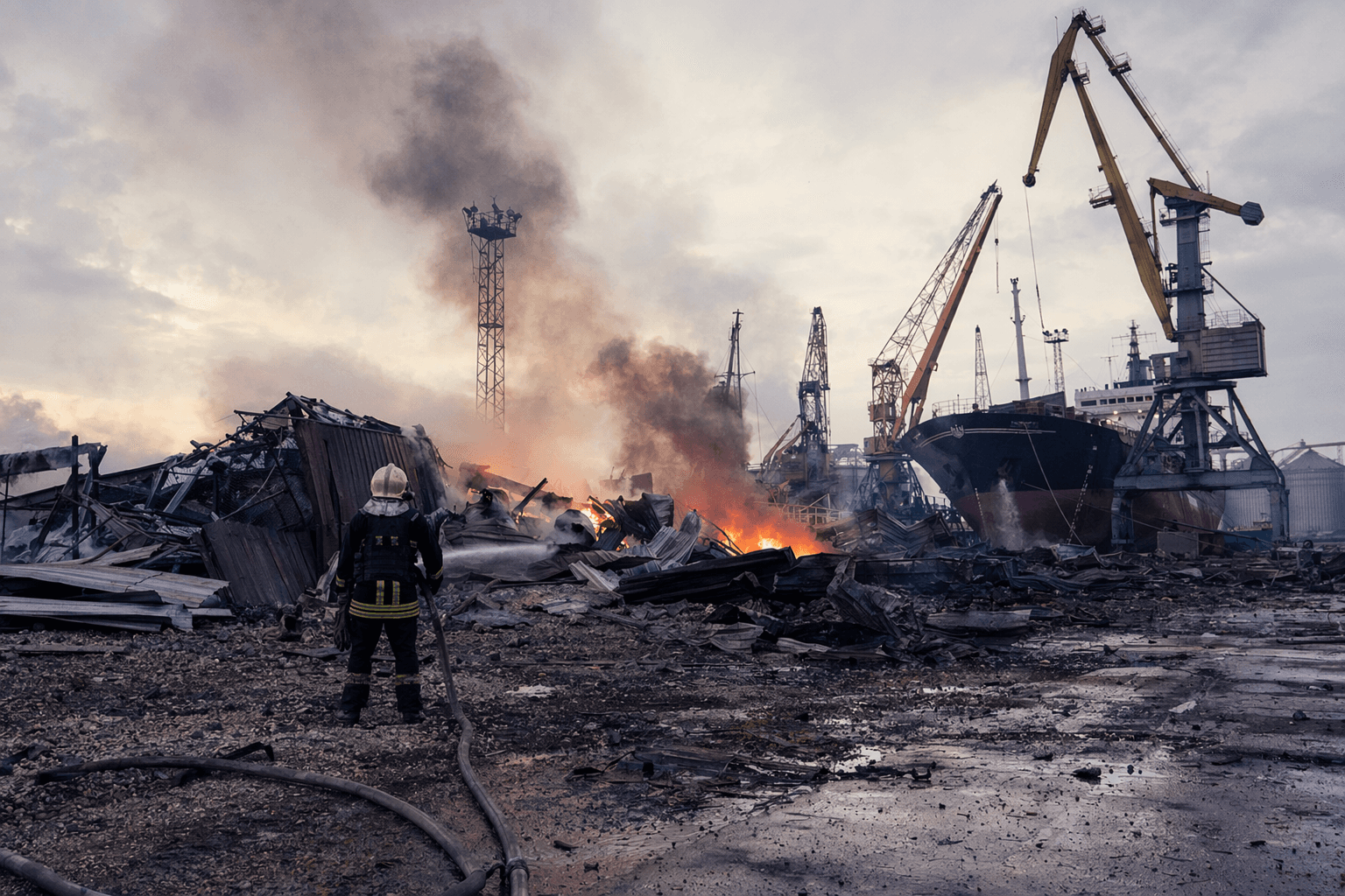 Russia intensifies drone strikes on Ukraine's ports as exports limp on