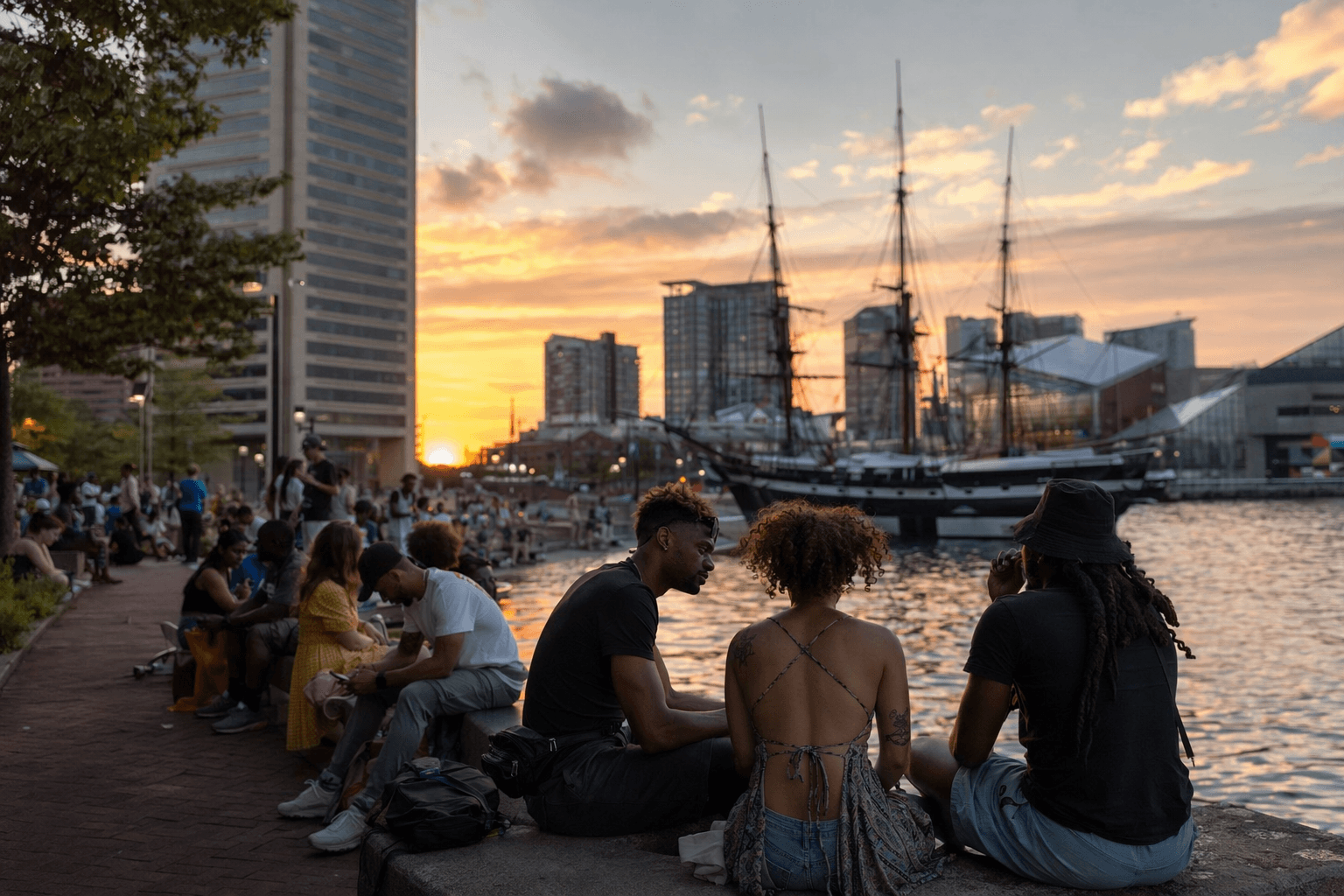 Baltimore Magazine explores how city residents spend their evenings