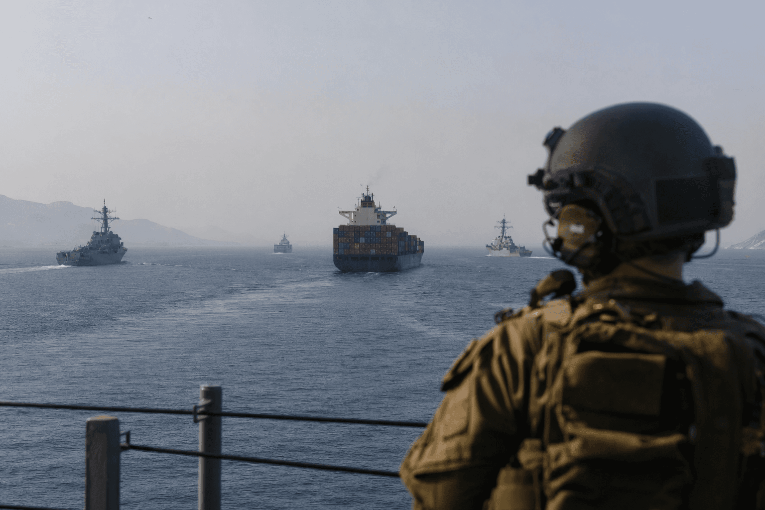 U.S. escorts ships through Strait of Hormuz amid Iran war tensions
