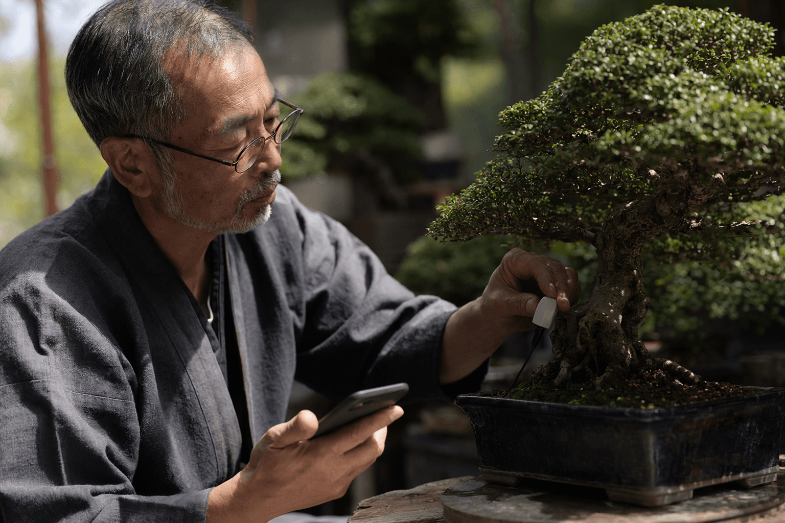 AI and IoT sensors are transforming bonsai care with real-time data