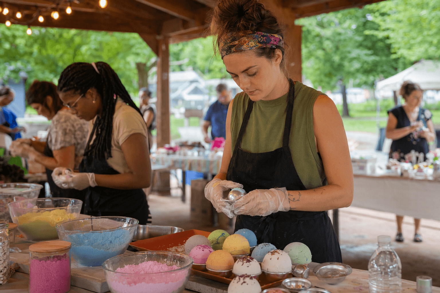 Angola arts festival spotlights bath bomb making among hands-on crafts