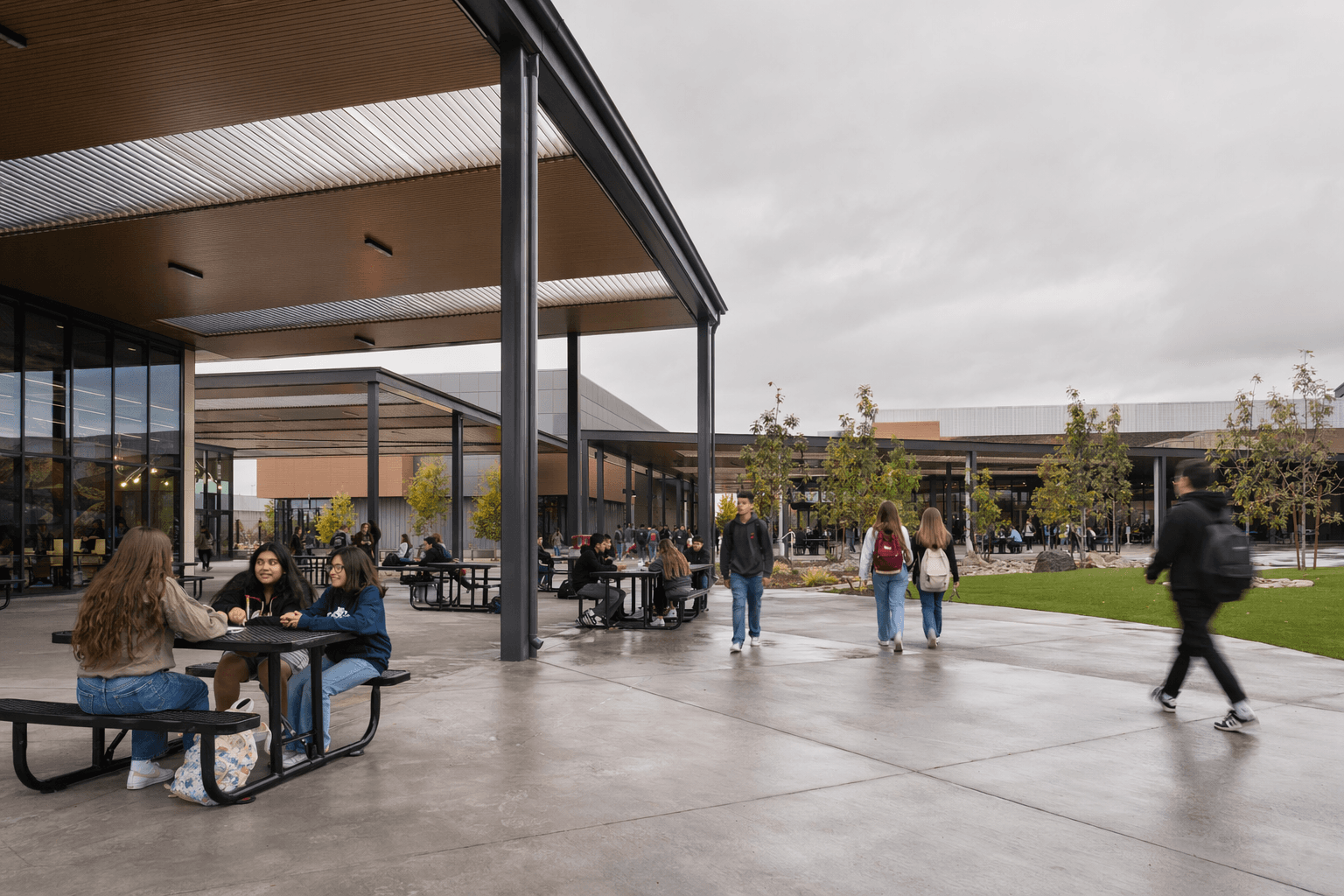 Sanger West High opens new 38,000-square-foot student commons