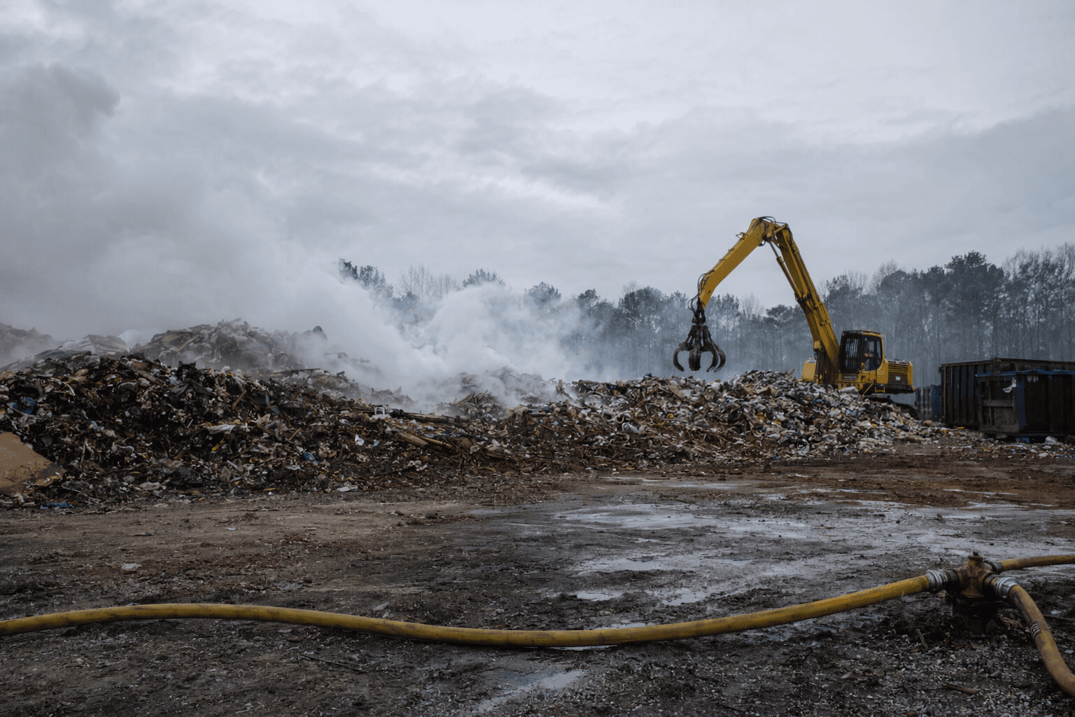 Raleigh officials say recycling site fire caused no environmental damage