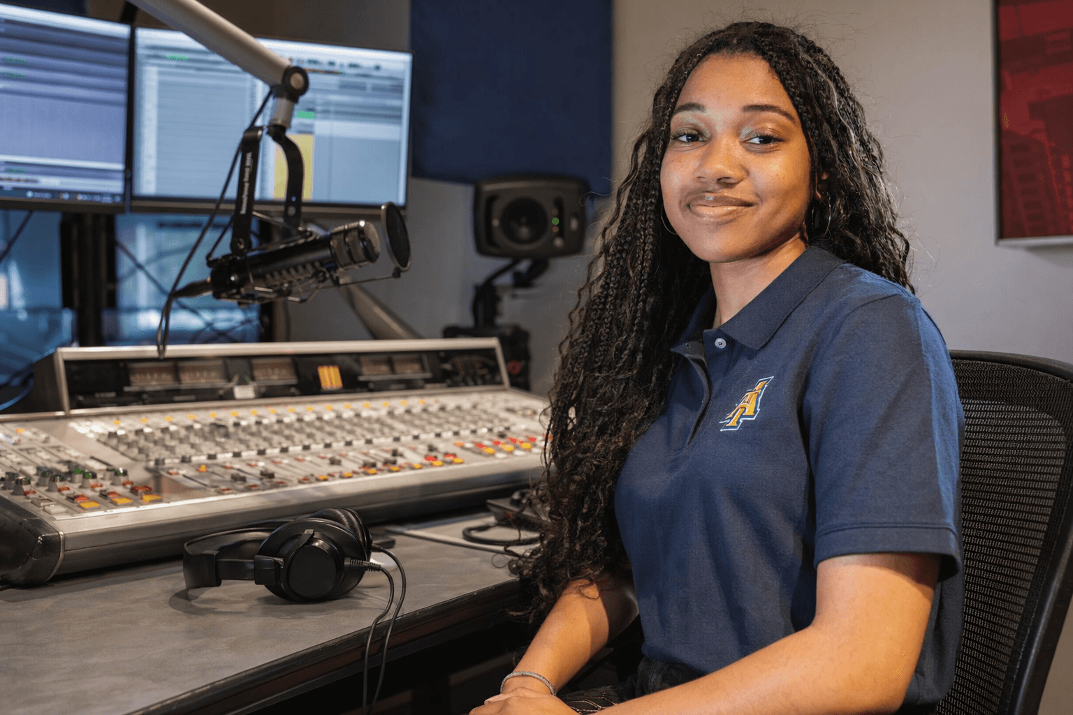 A&T student wins national Gracie Award for A&T Four project