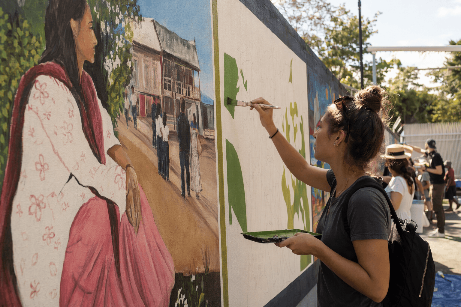 Trinidad turns triple anniversaries into collaborative mural project