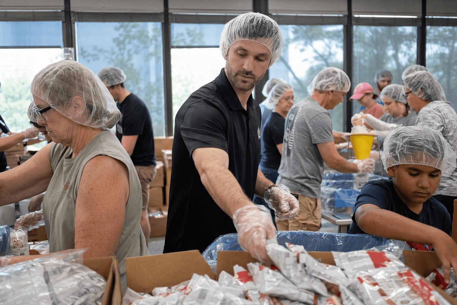 Darlington Raceway event packs 8,500 meals for South Carolina families