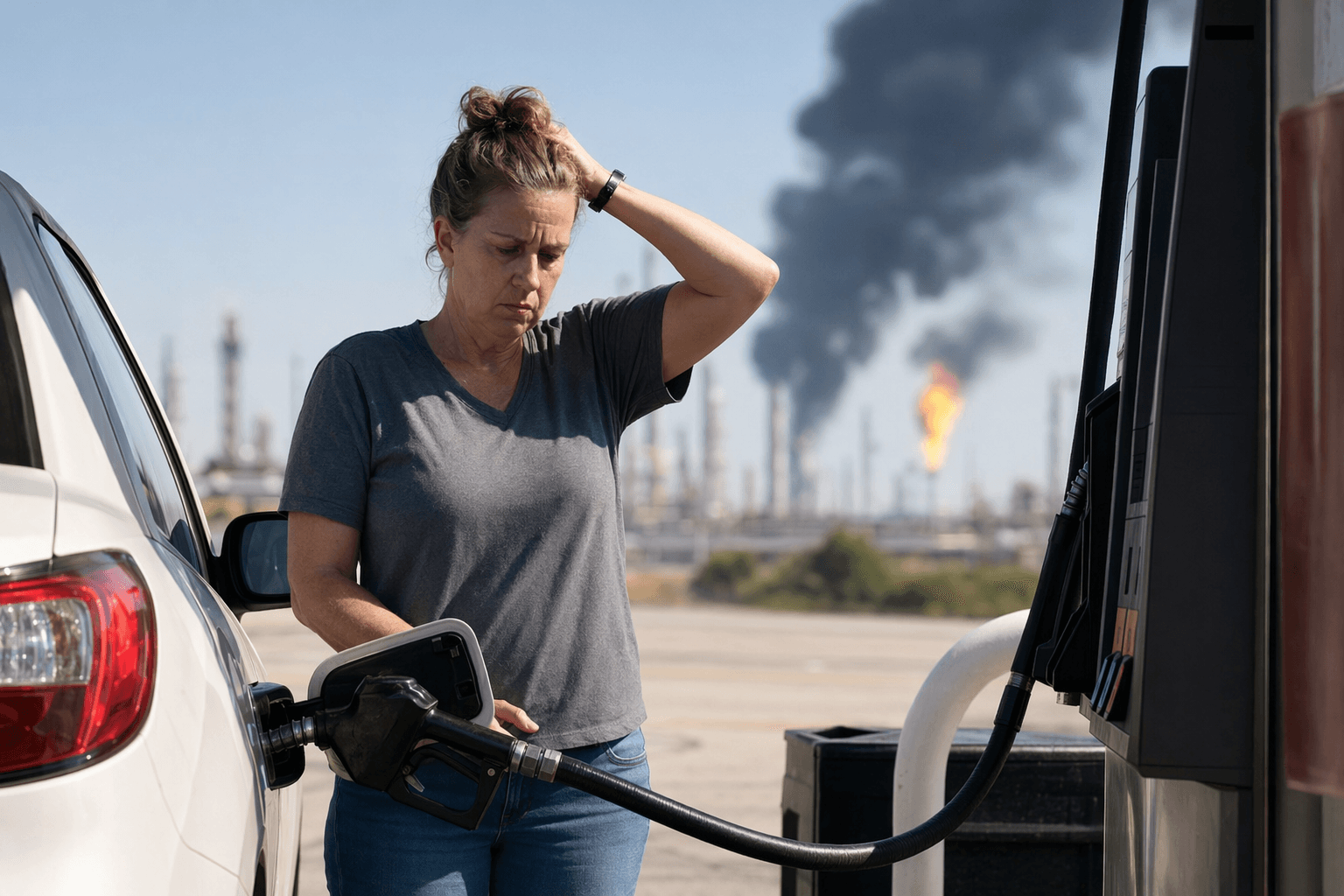 Gas prices jump 52% since Iran war, hitting highest since 2022
