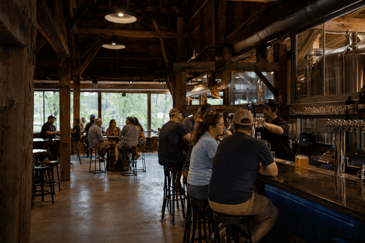 Massachusetts Brewery Turns Barn, Auto Shop and Mill Into Taprooms