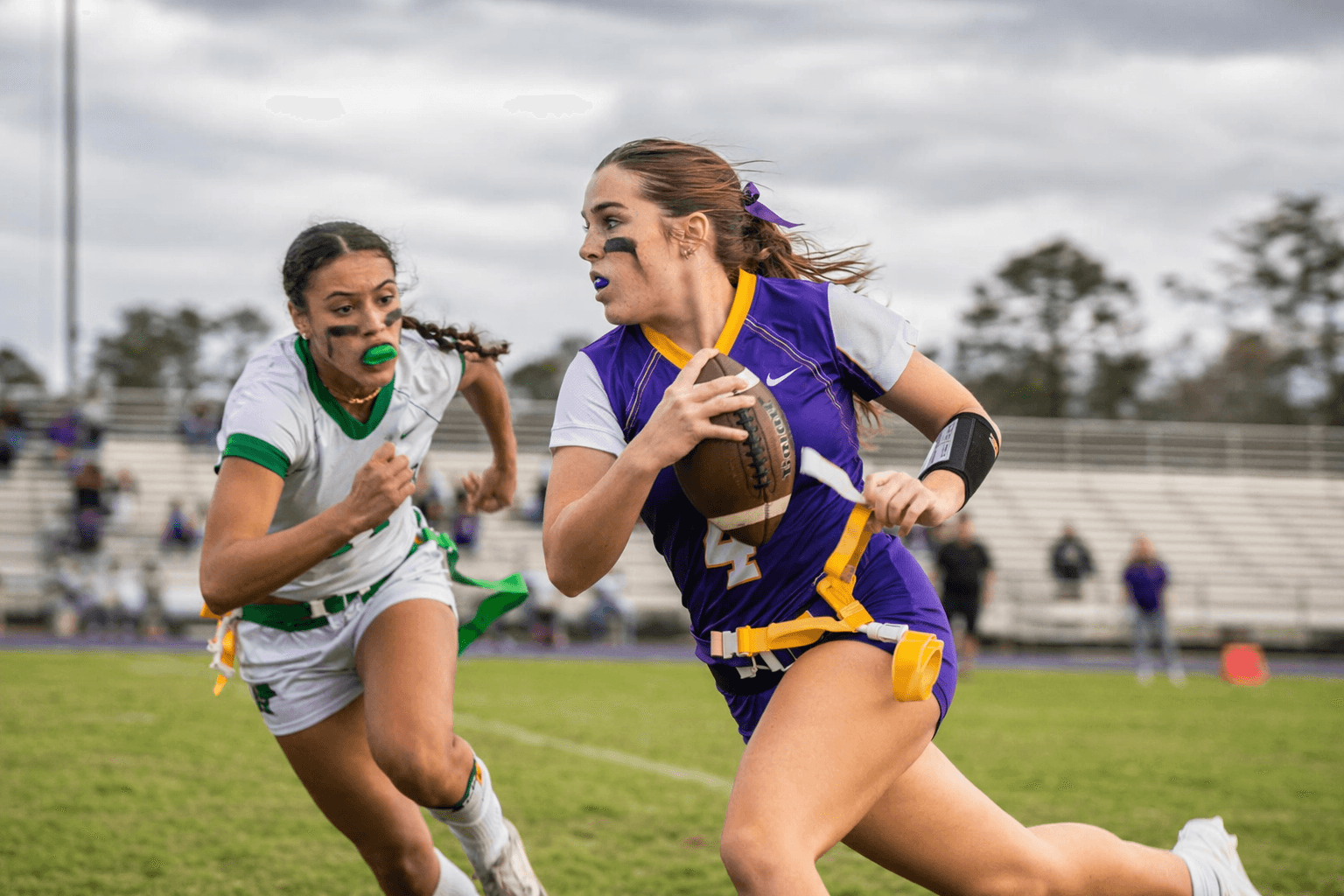Hernando girls flag football routs Clay 32-6 in regional semifinal
