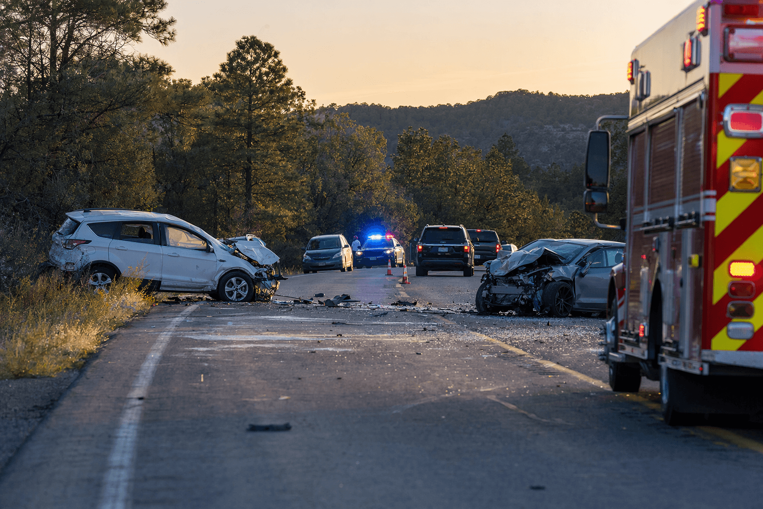 Head-on crash closes NM 502, delays Los Alamos commuters