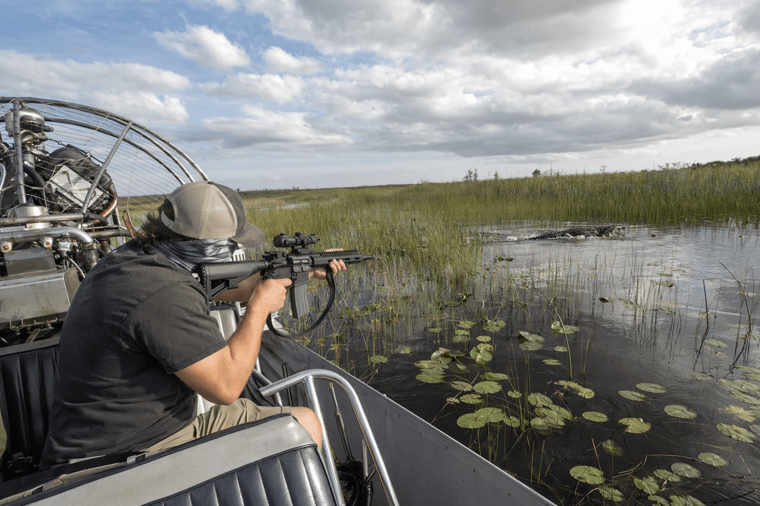 Florida influencer charged after airboat video shows gunfire at alligator