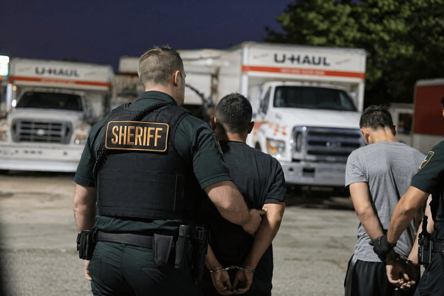 Two arrested after gas theft from U-Haul trucks near Garner