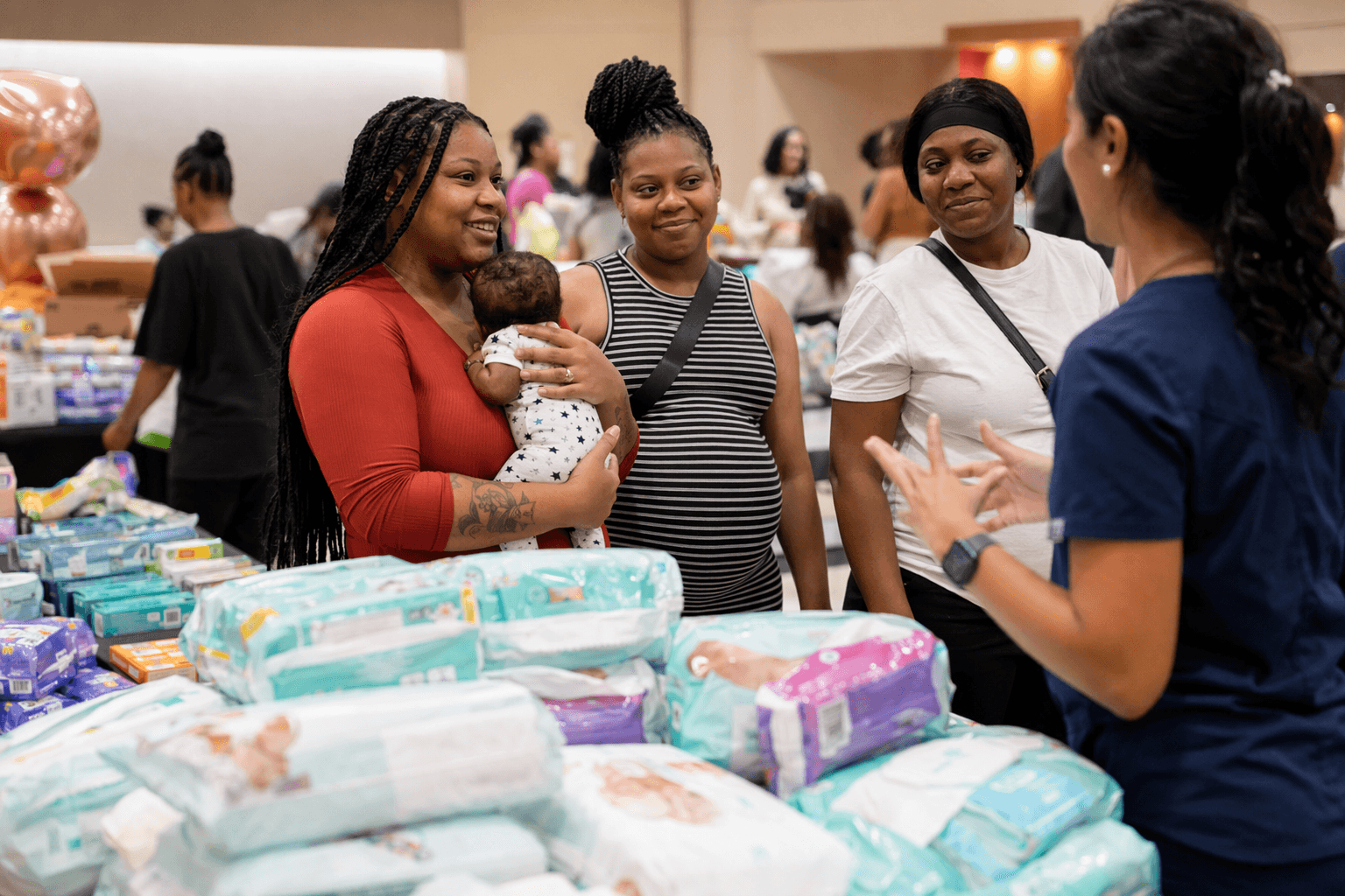 Ascension Saint Agnes hosts free baby shower for new parents, babies support