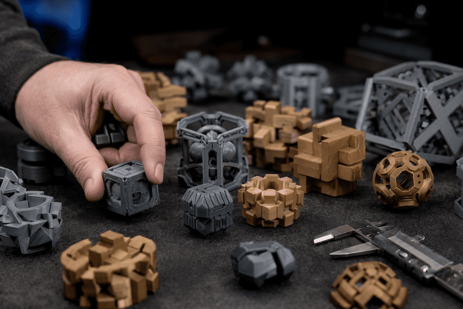 30 Mechanical 3D Printed Puzzles for Weekend Makers